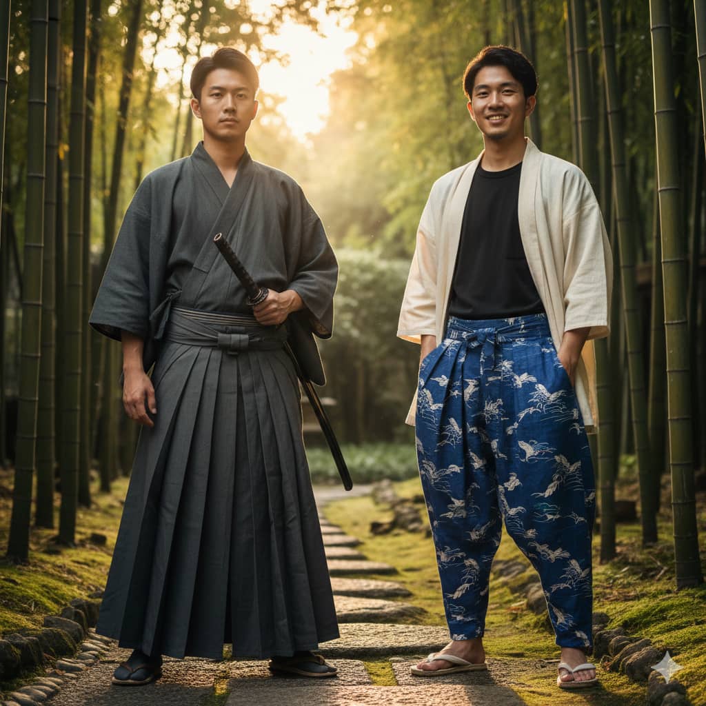 Comment s'appellent les pantalons japonais ?